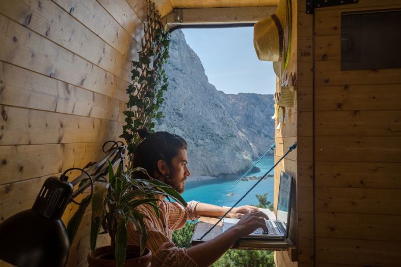 The recipe for a perfect life? Quit your job, buy a van, travel!