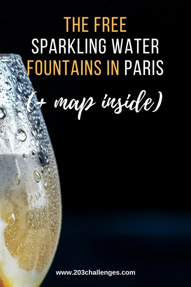 The free sparkling water fountains in Paris (+ map) 203Challenges