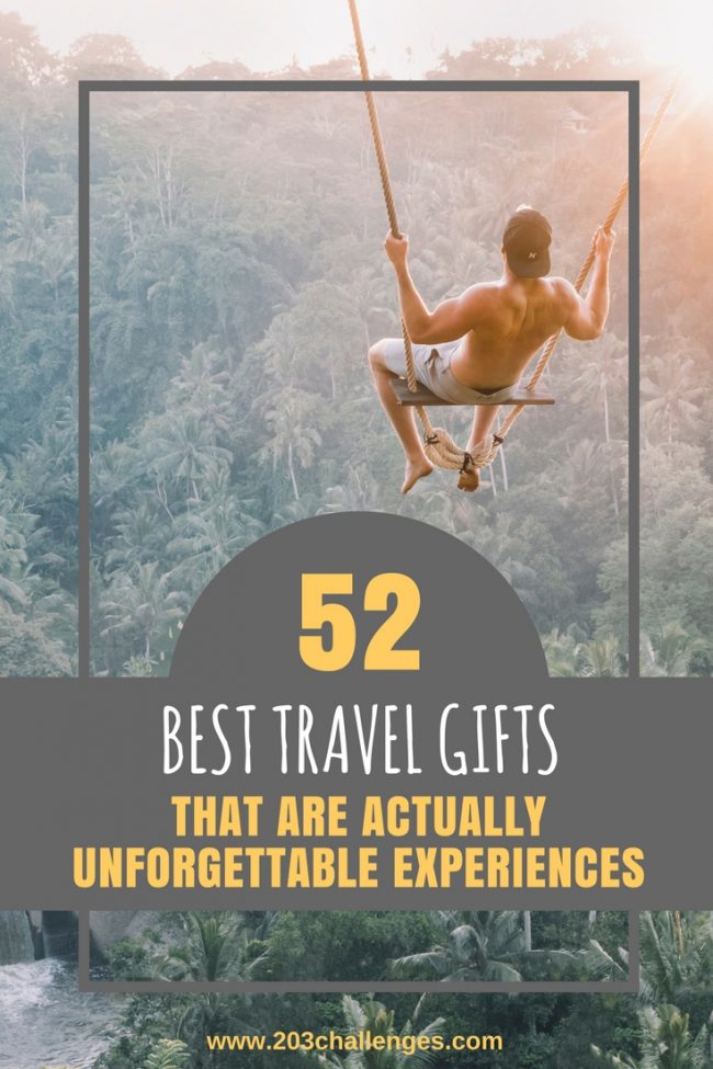 Best gifts that are actually unforgettable experiences - 203Challenges