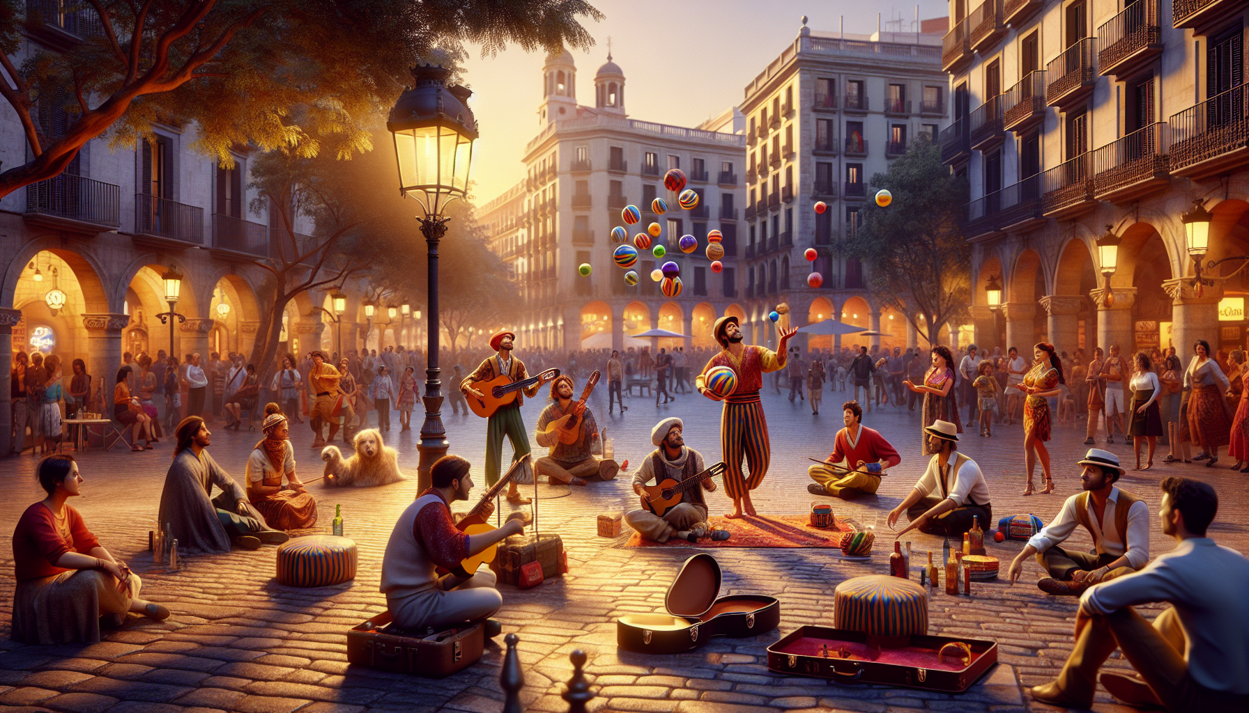 Exploring the Street Performers of Barcelona Exploring the Street Performers of Barcelona